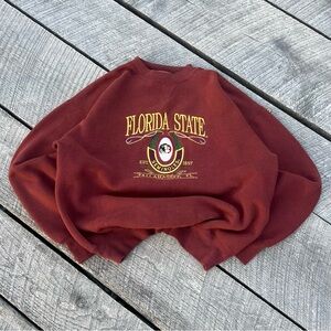 Vintage Florida State Seminoles Embroidered Sweatshirt